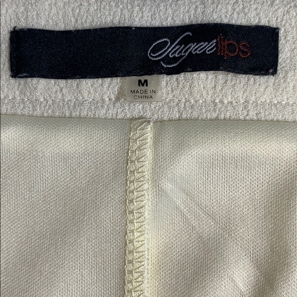 Sugarlips Cream Lace Mini Skirt - Picture 3 of 4